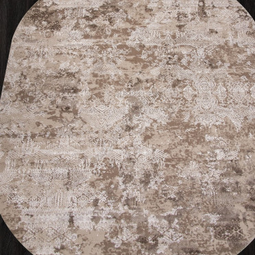 Ковер 03851B - BROWN / BROWN - Овал - коллекция ARMINA