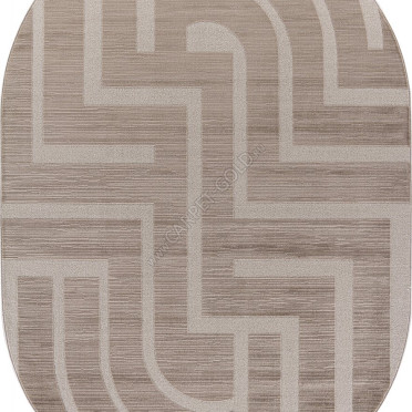 Ковер F439 - BEIGE - Овал - коллекция DIOS