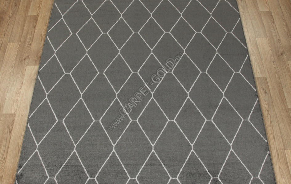 Бельгийский ковер Ambiance 81228 Anthracite-Silver