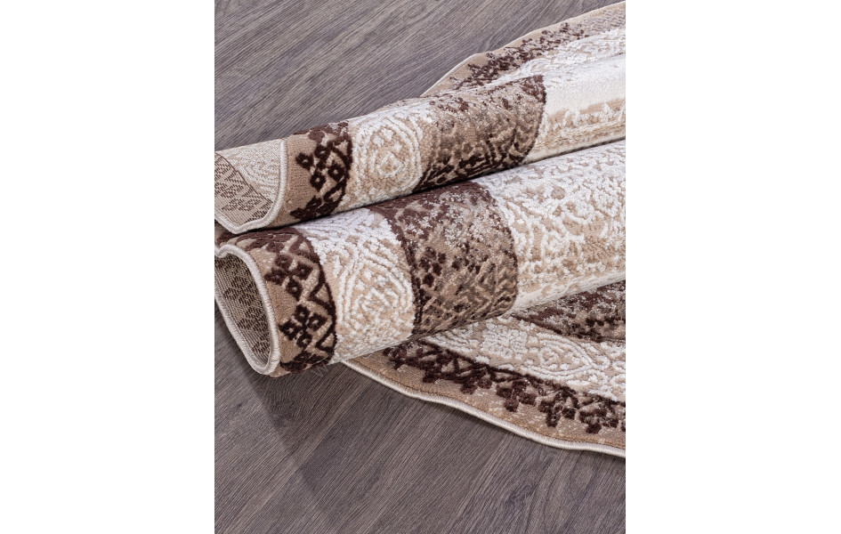 Ковер 04041B - DARK BROWN - Овал ARMINA