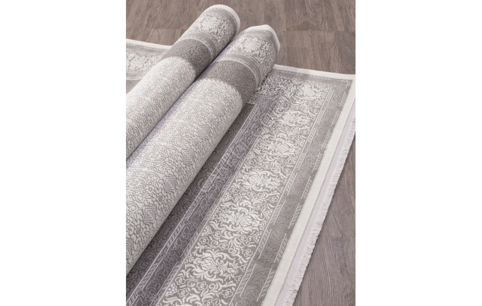 Ковер SI038D - GREY / GREY - Прямоугольник - коллекция LISSABON