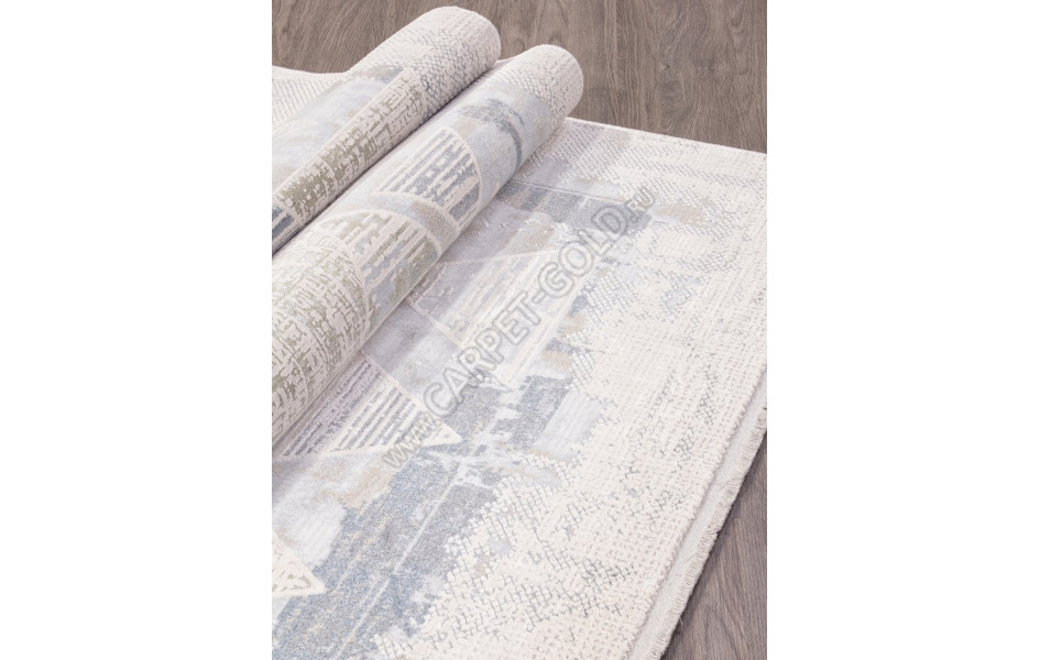 Ковер C640AC - BEIGE / L.GREEN - Прямоугольник - коллекция PERLA