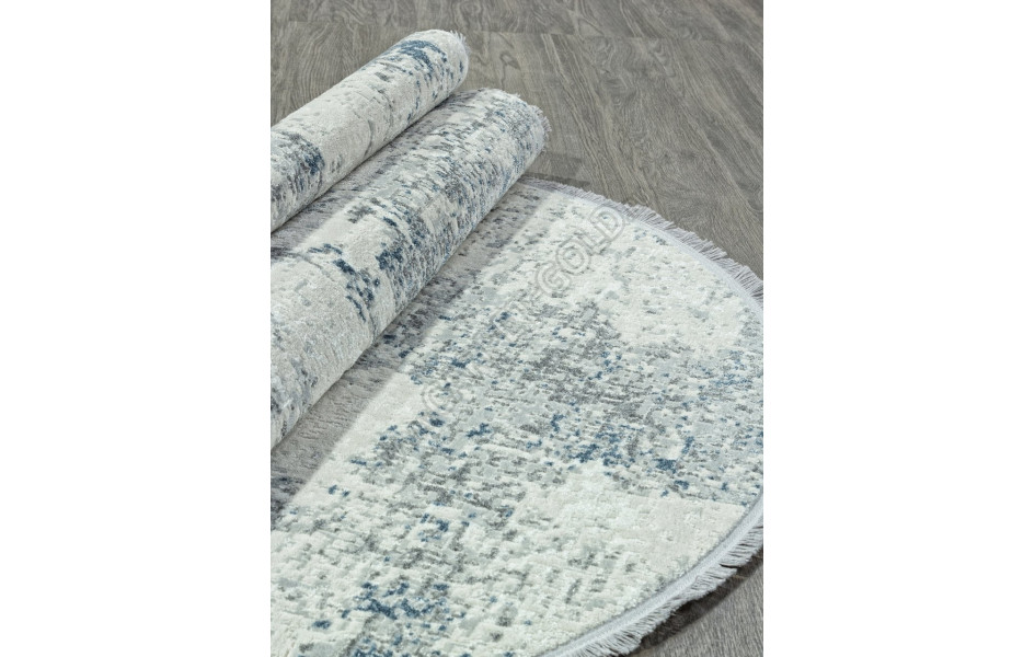 Ковер 26762Z - CREAM / CREAM - Овал - коллекция RUBI