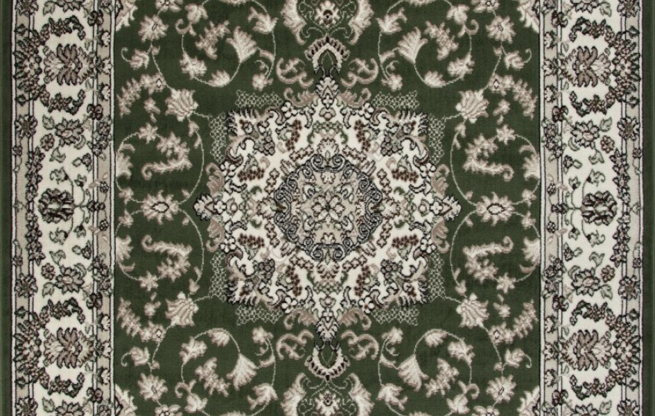 Ковер D412 - GREEN - Прямоугольник - коллекция GAVANA