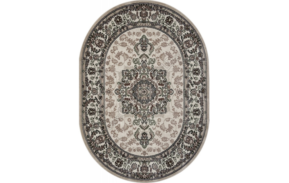 Ковер D412 - CREAM - Овал - коллекция GAVANA