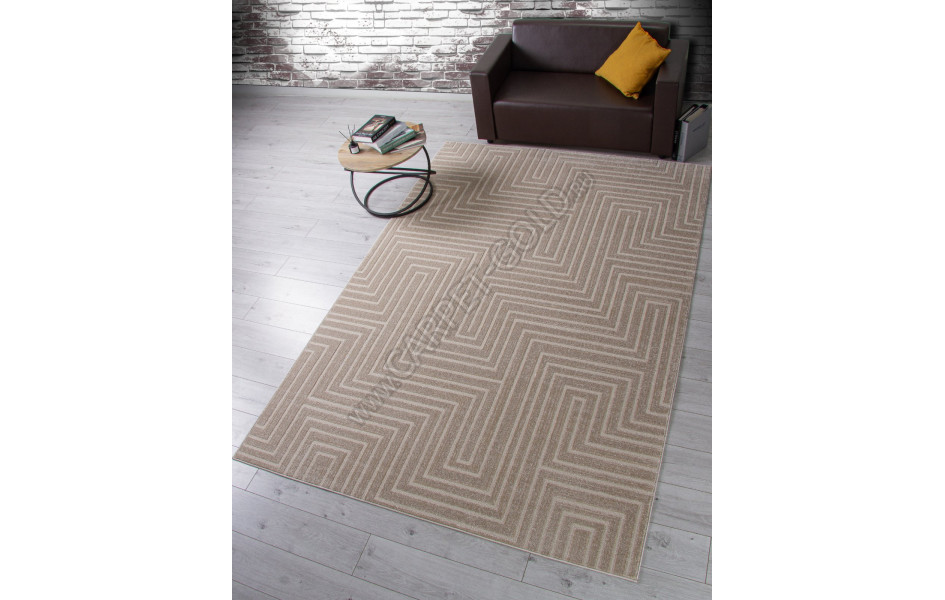 Ковер F412 - LIGHT BEIGE - Прямоугольник - коллекция DIOS