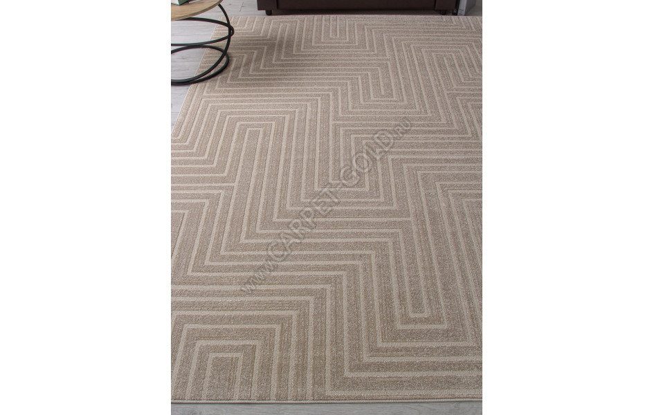 Ковер F412 - LIGHT BEIGE - Прямоугольник - коллекция DIOS